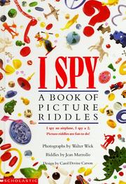 Cover of: I spy: a book of picture riddles