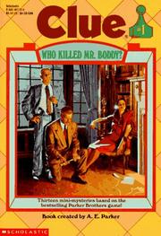 Cover of: Who Killed Mr. Boddy? (Clue)