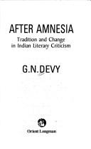 Cover of: After amnesia by G. N. Devy