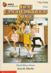 Cover of: Maid Mary Anne (The Baby-Sitters Club #66)