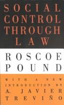 Cover of: Social control through law