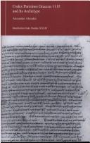 Codex Parisinus Graecus 1115 and its archetype by Alexander Alexakis