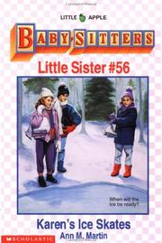 Cover of: Karen's Ice Skates (Baby-Sitters Little Sister) by Ann M. Martin
