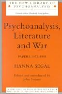 Psychoanalysis, literature and war : papers 1972-1995