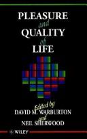 Cover of: Pleasure and quality of life