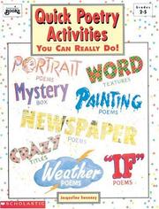 Cover of: Quick Poetry Activities (Grades 2-5)