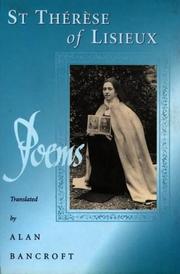 Cover of: Poems of st Therese of Lisieux
