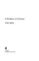 Cover of: A preface to Greene