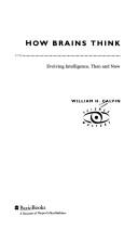 Cover of: How brains think by William H. Calvin