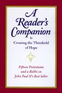 Cover of: A reader's companion to Crossing the threshold of hope by Charla H. Honea, editor.