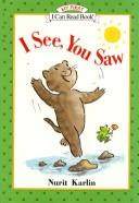Cover of: I see, you saw