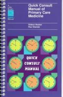 Quick consult manual of primary care medicine