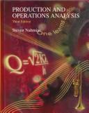 Production and operations analysis by Steven Nahmias