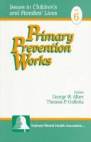 Cover of: Primary prevention works