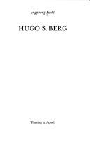 Cover of: Hugo S. Berg
