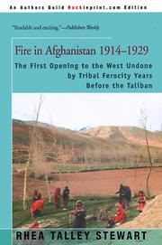 Fire in Afghanistan, 1914-1929 by Rhea Talley Stewart