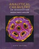 Analytical chemistry by Douglas Arvid Skoog