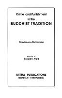 Cover of: Crime and punishment in the Buddhist tradition
