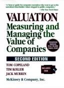 Cover of: Valuation: measuring and managing the value of companies