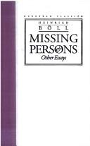 Missing persons and other essays