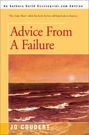 Cover of: Advice from a Failure