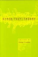 Cover of: Hyper/text/theory