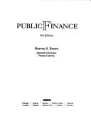 Public finance by Harvey S. Rosen