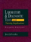 Cover of: Laboratory & diagnostic tests with nursing implications by Joyce LeFever Kee