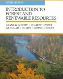 Cover of: Introduction to forest and renewable resources by Grant W. Sharpe ... [et al.].