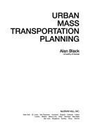 Cover of: Urban mass transportation planning