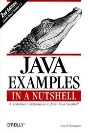 Java Examples in a Nutshell by David Flanagan