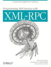 Cover of: Programming Web services with XML-RPC