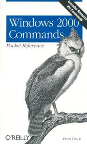 Cover of: Windows 2000 Commands: Pocket Reference