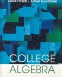 Cover of: College algebra