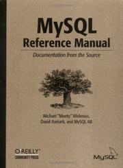 MySQL reference manual : documentation from the source