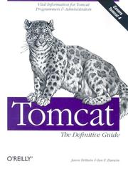 Cover of: Tomcat: The Definitive Guide