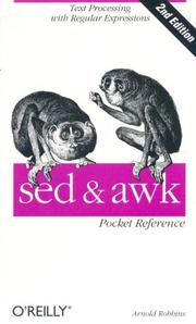 Sed & awk pocket reference