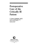 Postoperative care of the critically ill patient