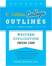Cover of: Western Civilization from 1500 (Collins College Outlines)