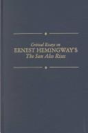 Critical essays on Ernest Hemingway's The sun also rises