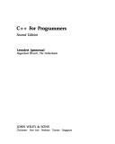 C++ for programmers