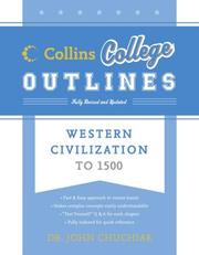Cover of: Western Civilization to 1500 (Collins College Outlines)