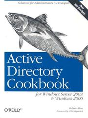 Active Directory Cookbook by Robbie Allen, Laura E. Hunter, Brian Svidergol