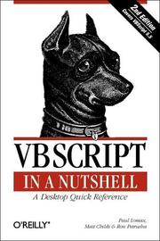 VBScript in a nutshell