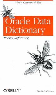 Cover of: Oracle Data Dictionary: Pocket Reference