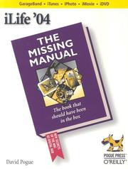 Cover of: iLife '04: The Missing Manual