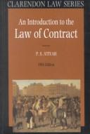 An introduction to the law of contract by P. S. Atiyah, Patrick S. Atiyah