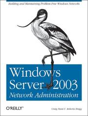 Cover of: Windows Server 2003 Network Administration by Craig Hunt, Roberta Bragg
