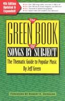 Cover of: The Green book of songs by subject: the thematic guide to popular music