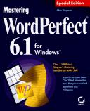 Cover of: Mastering WordPerfect 6.1 for Windows
